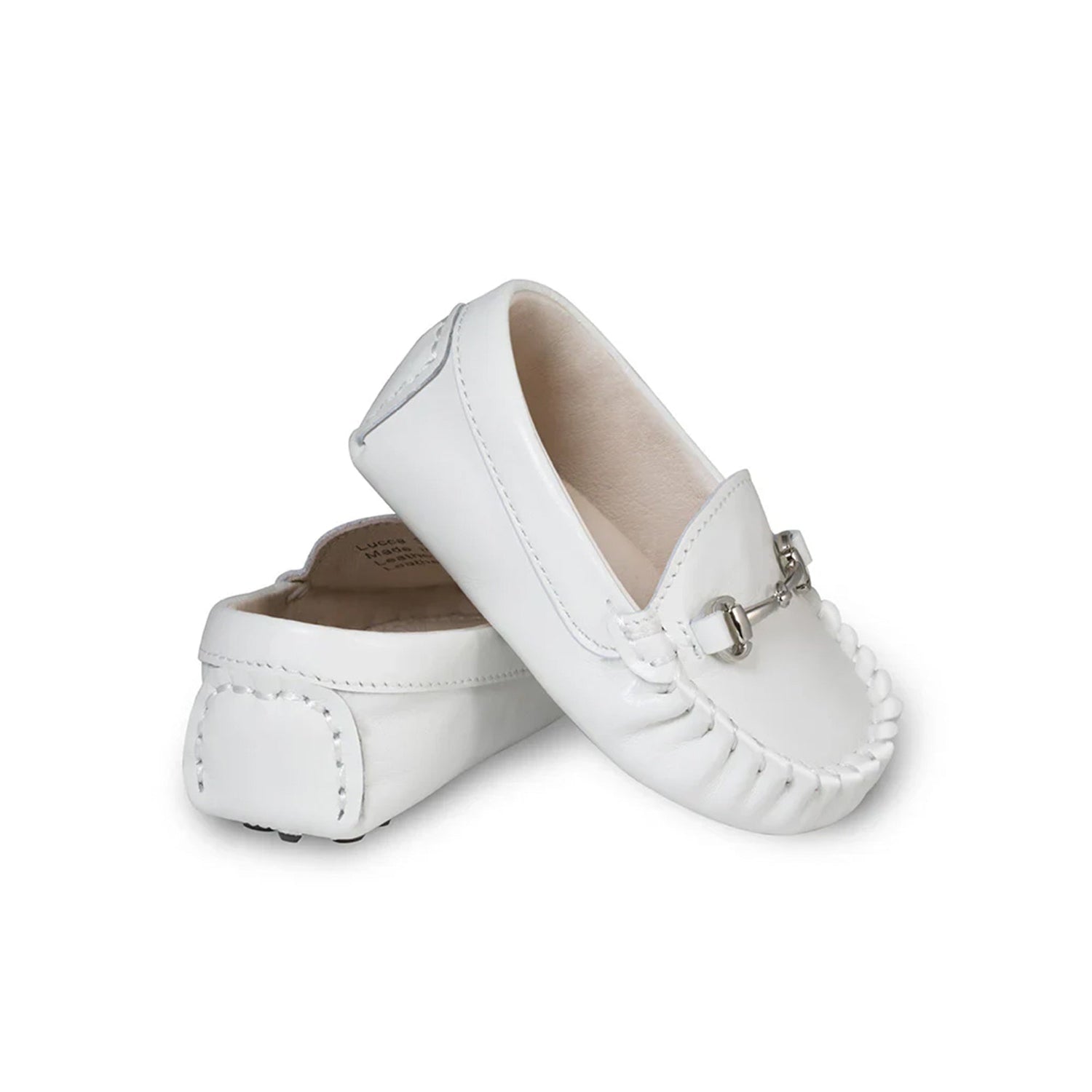 Lucca White Baby Loafers Oscars For Kids