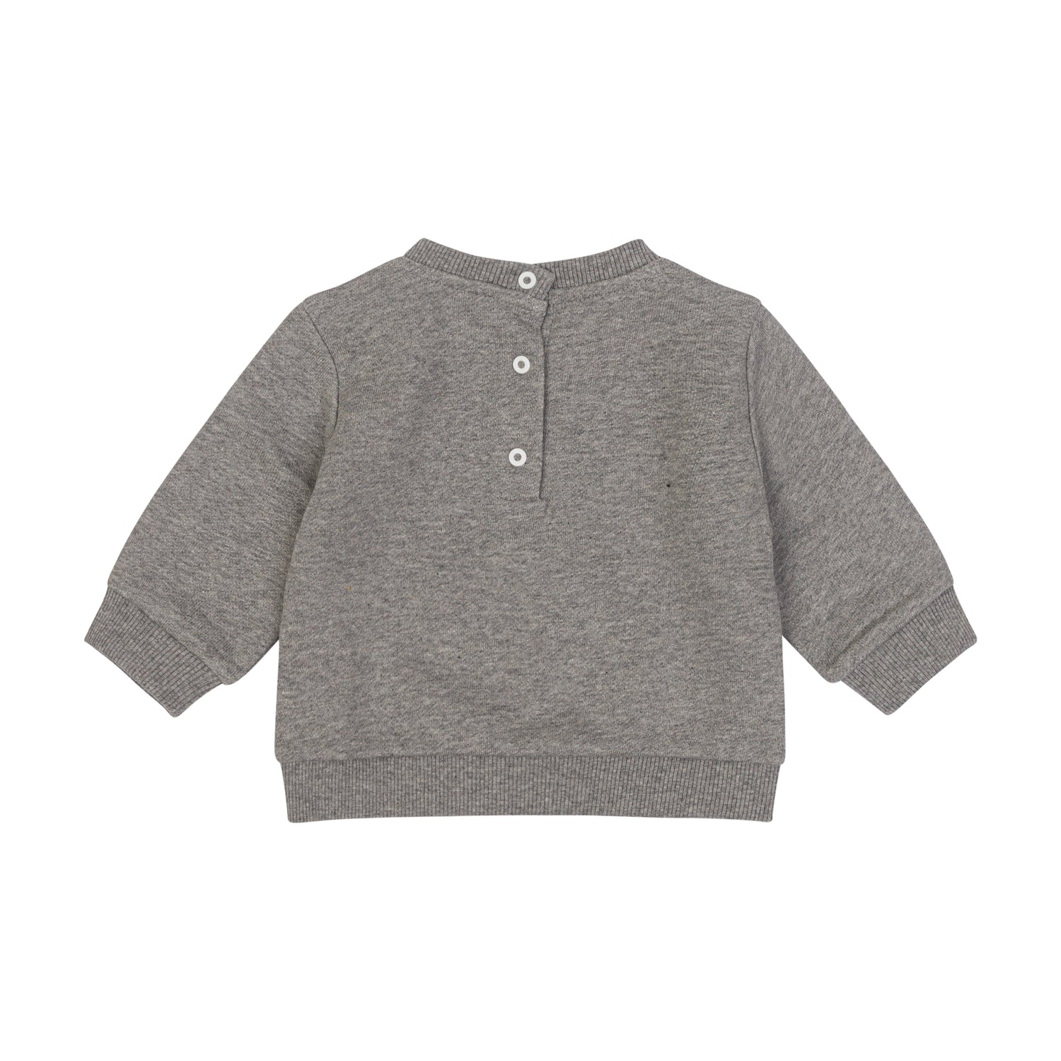 Logo Sweatshirt with Shoulder Detail – Grey Balmain