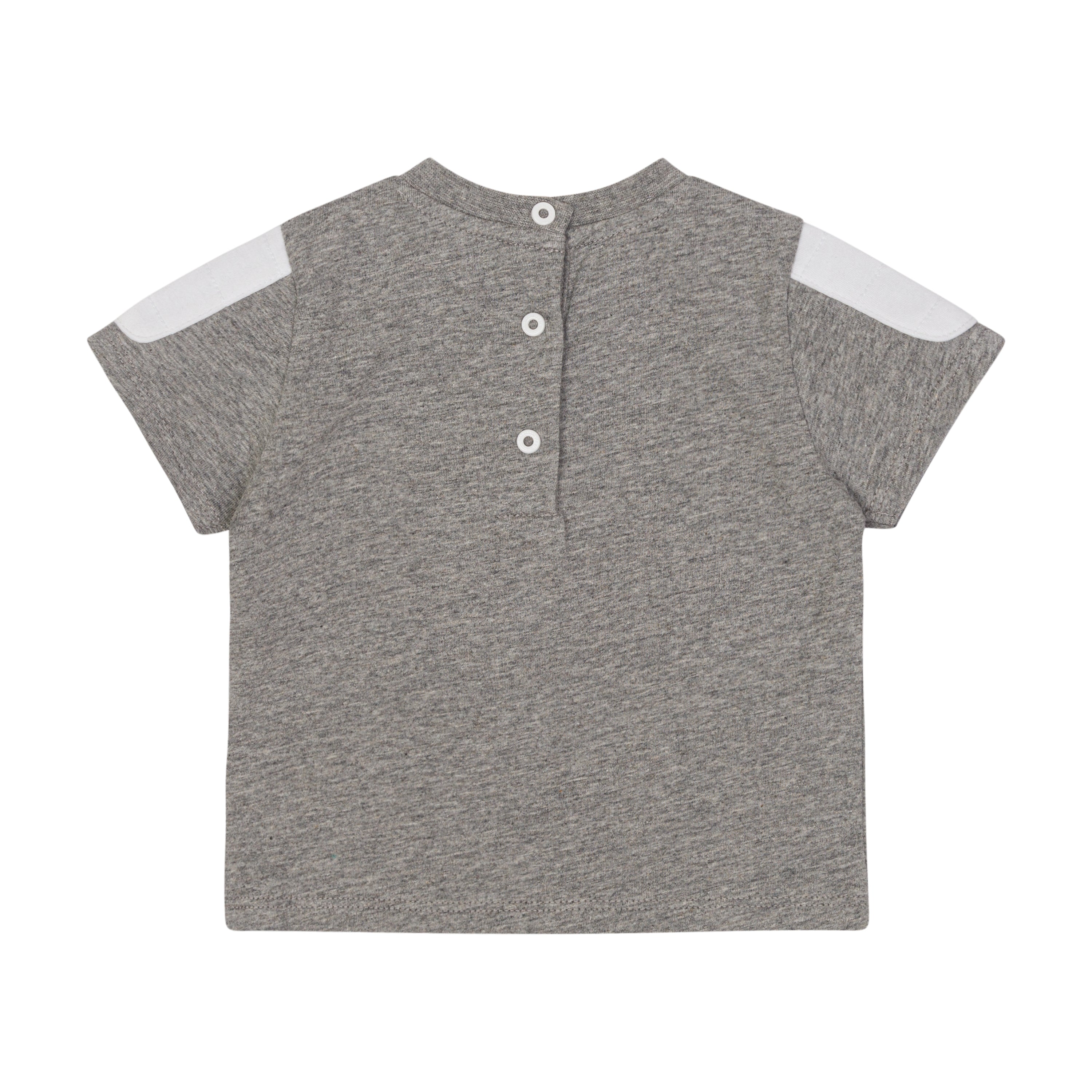 Grey Cotton T-Shirt Balmain