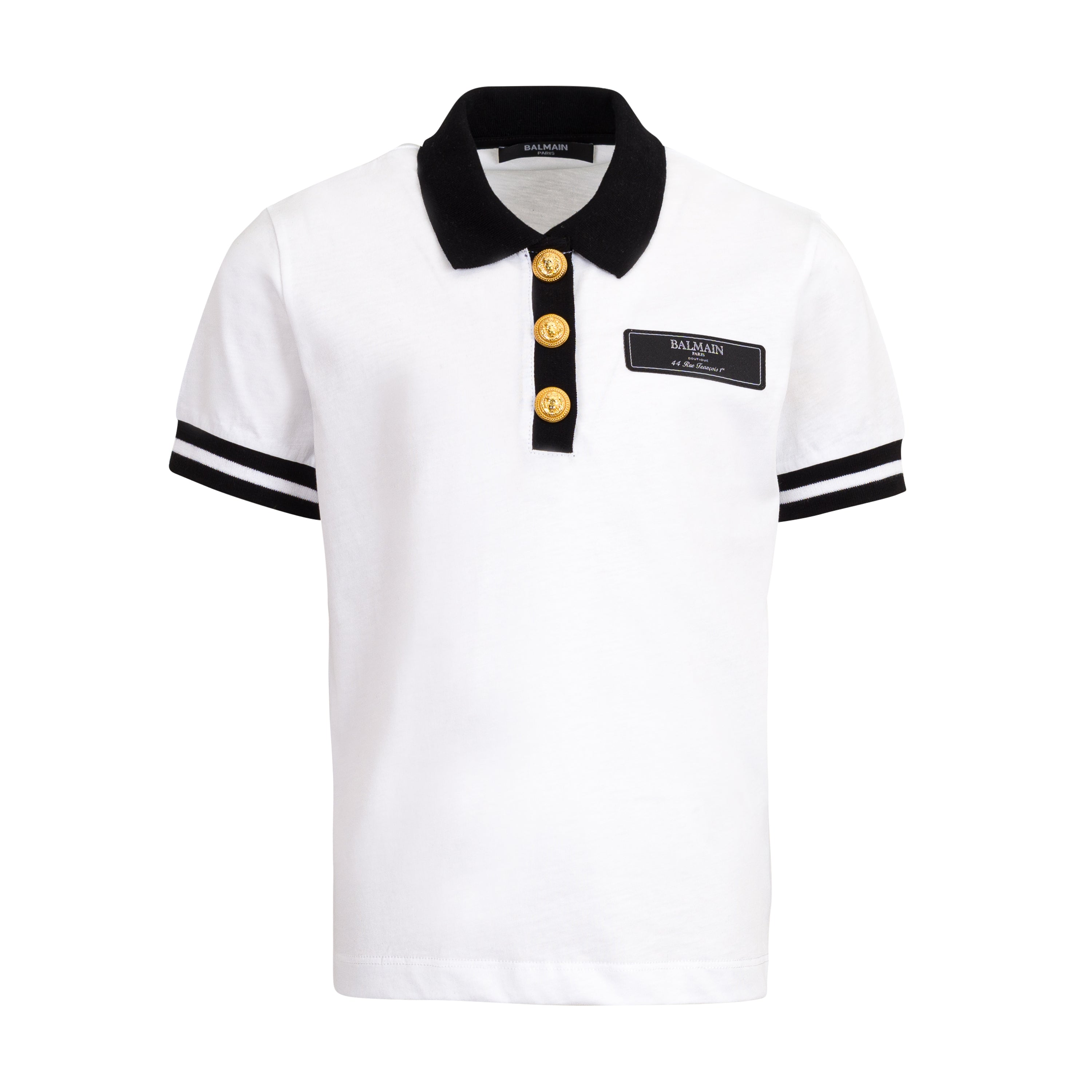 Classic Cotton Polo Shirt Balmain