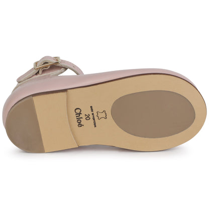Leather Scalloped Shoes Chloe