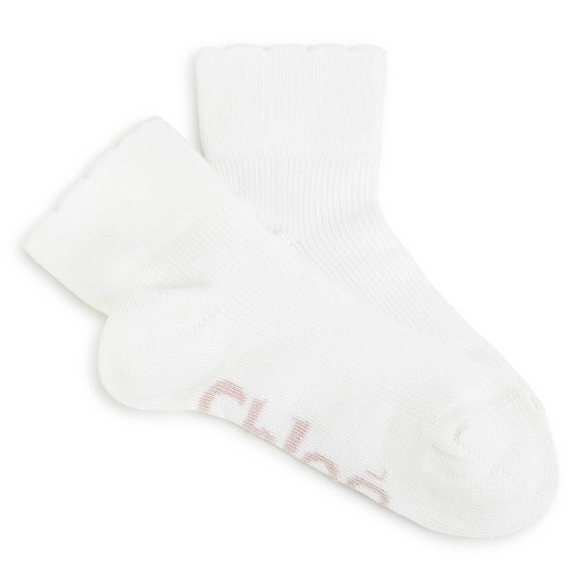 Shell Cutout Ankle Socks Chloe