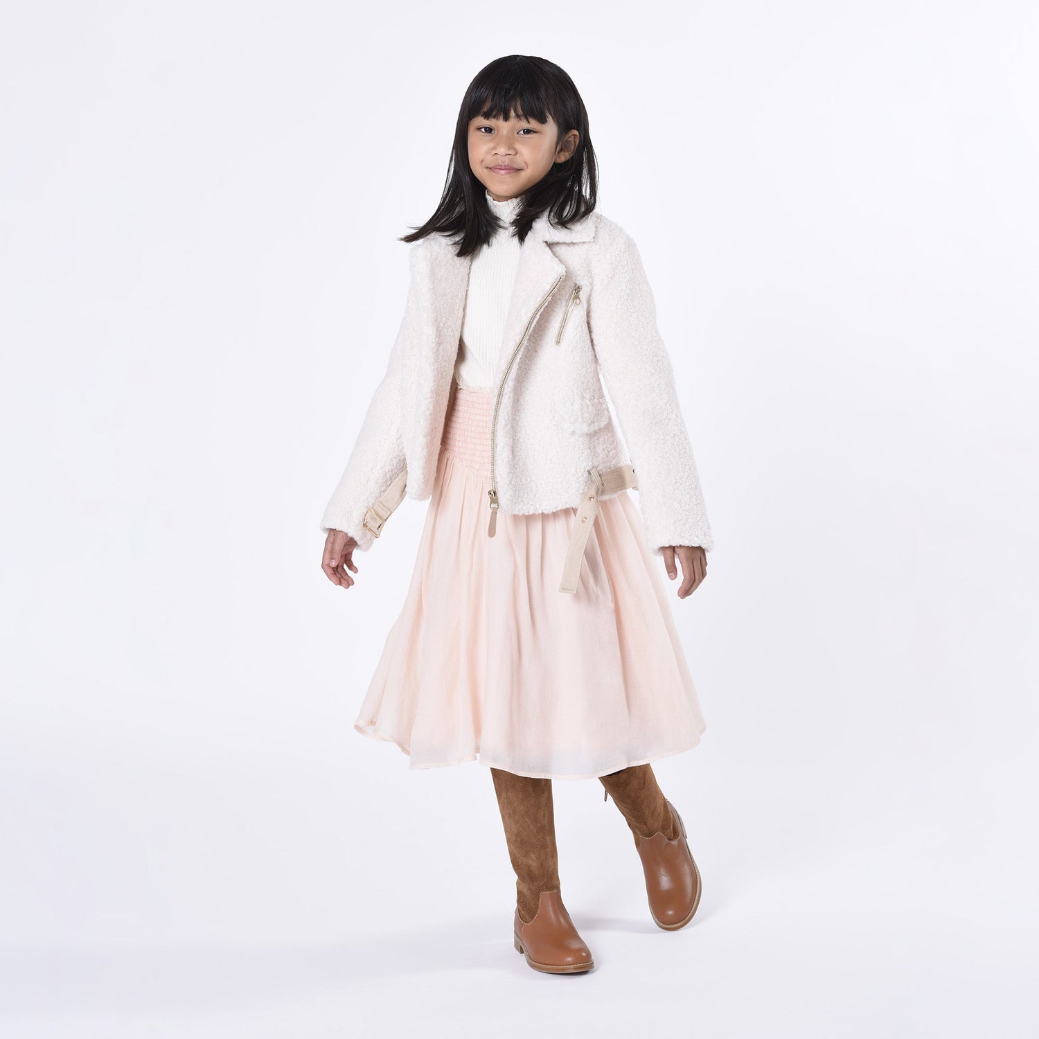 Mid-Length Wool Skirt Chloe