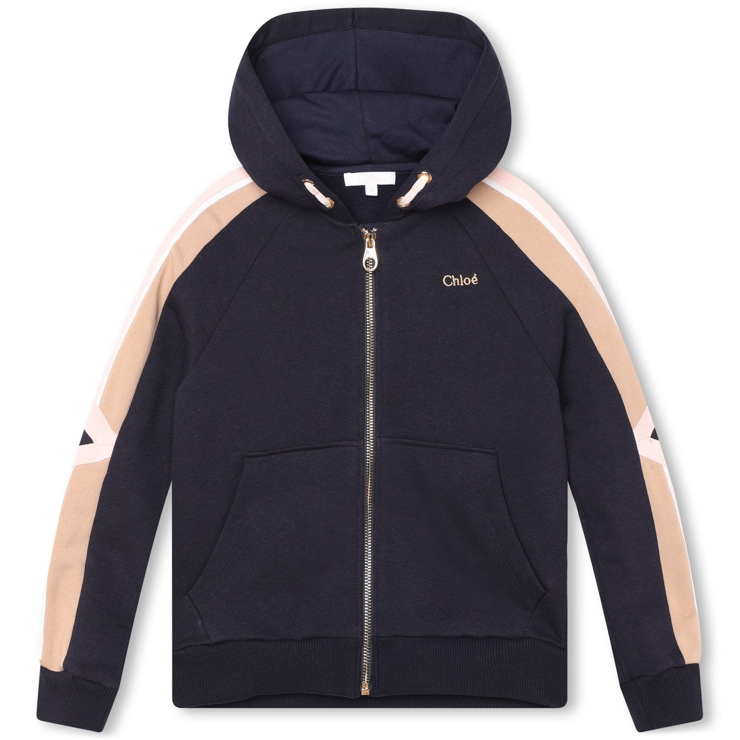 Organic Fleece Hooded Cardigan Chloe