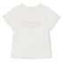 Organic Cotton Gold Embroidered Tee-Shirt Chloe