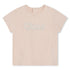 Organic Cotton Gold Embroidered Tee-Shirt Chloe