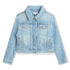 Denim Jacket with Golden Embroidery Chloe