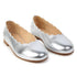 Leather Ballerina Shoes with Shell Cutout Chloe