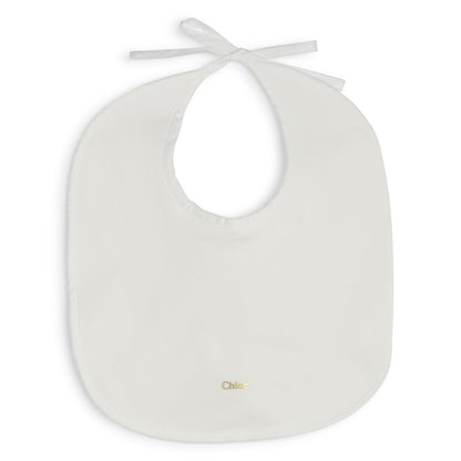 Organic Cotton Pyjamas and Bib Set with Golden Trims Chloe