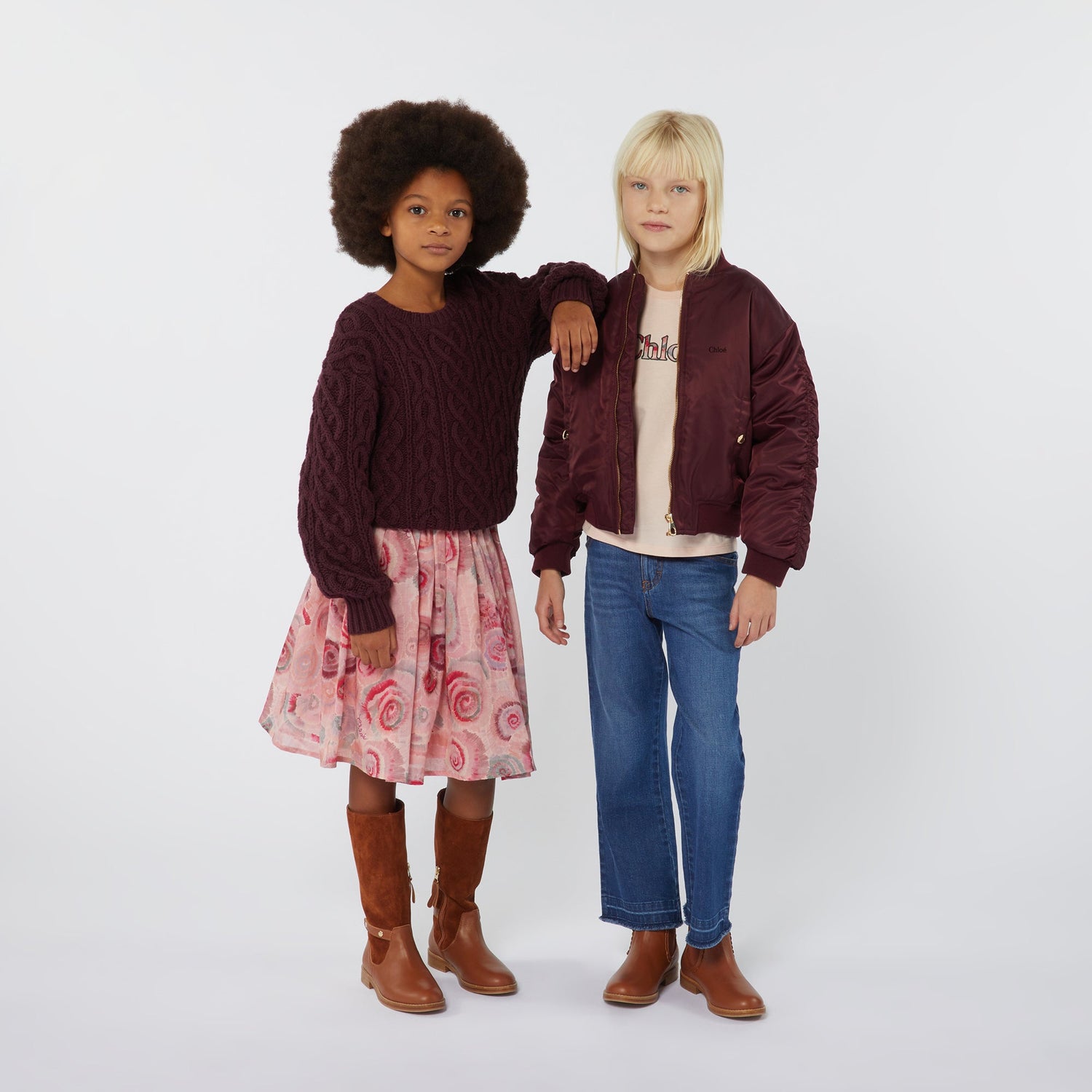 Chloe Wool Fancy Skirt Chloe
