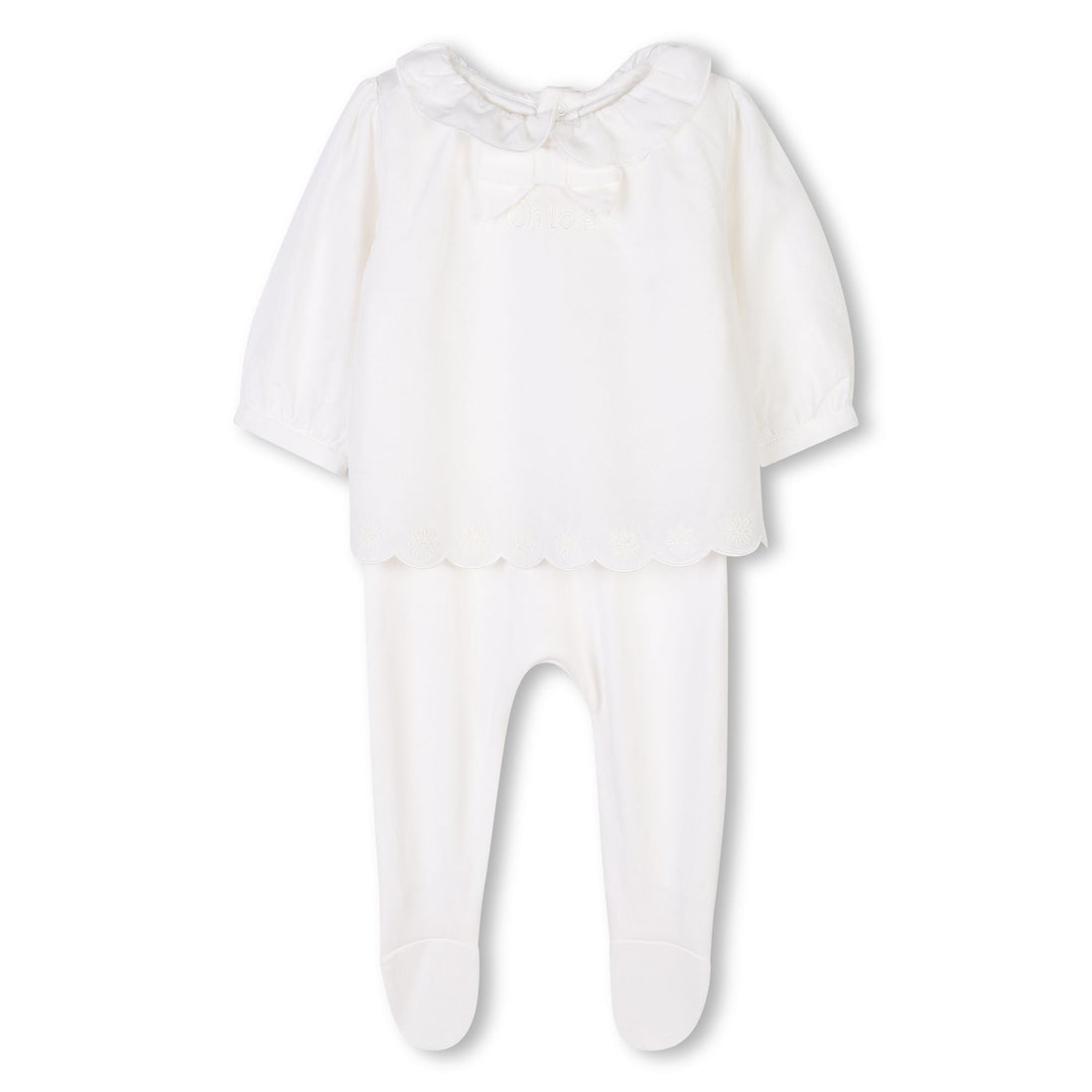Ruffle-Detailing Pyjamas Chloe
