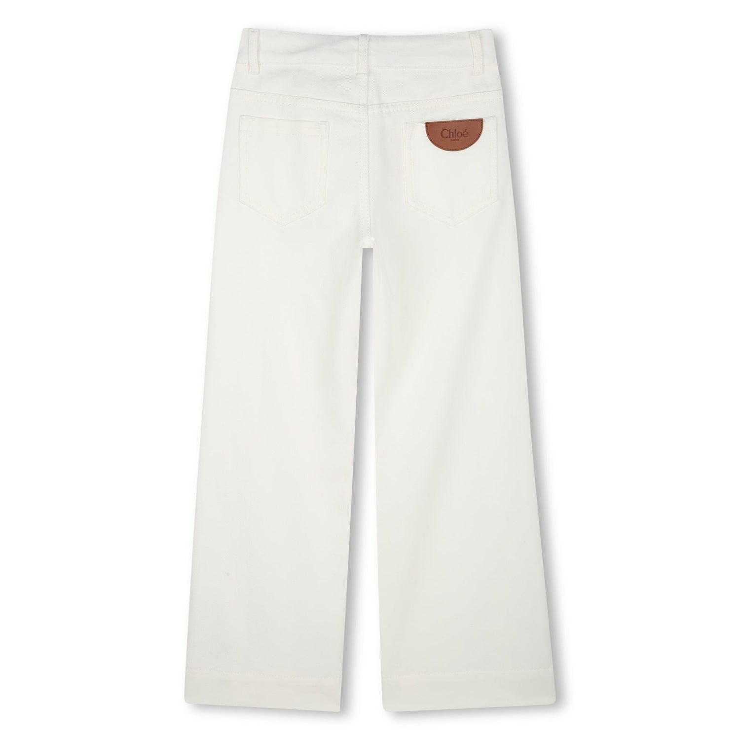 Wide-Leg Denim Trousers Chloe