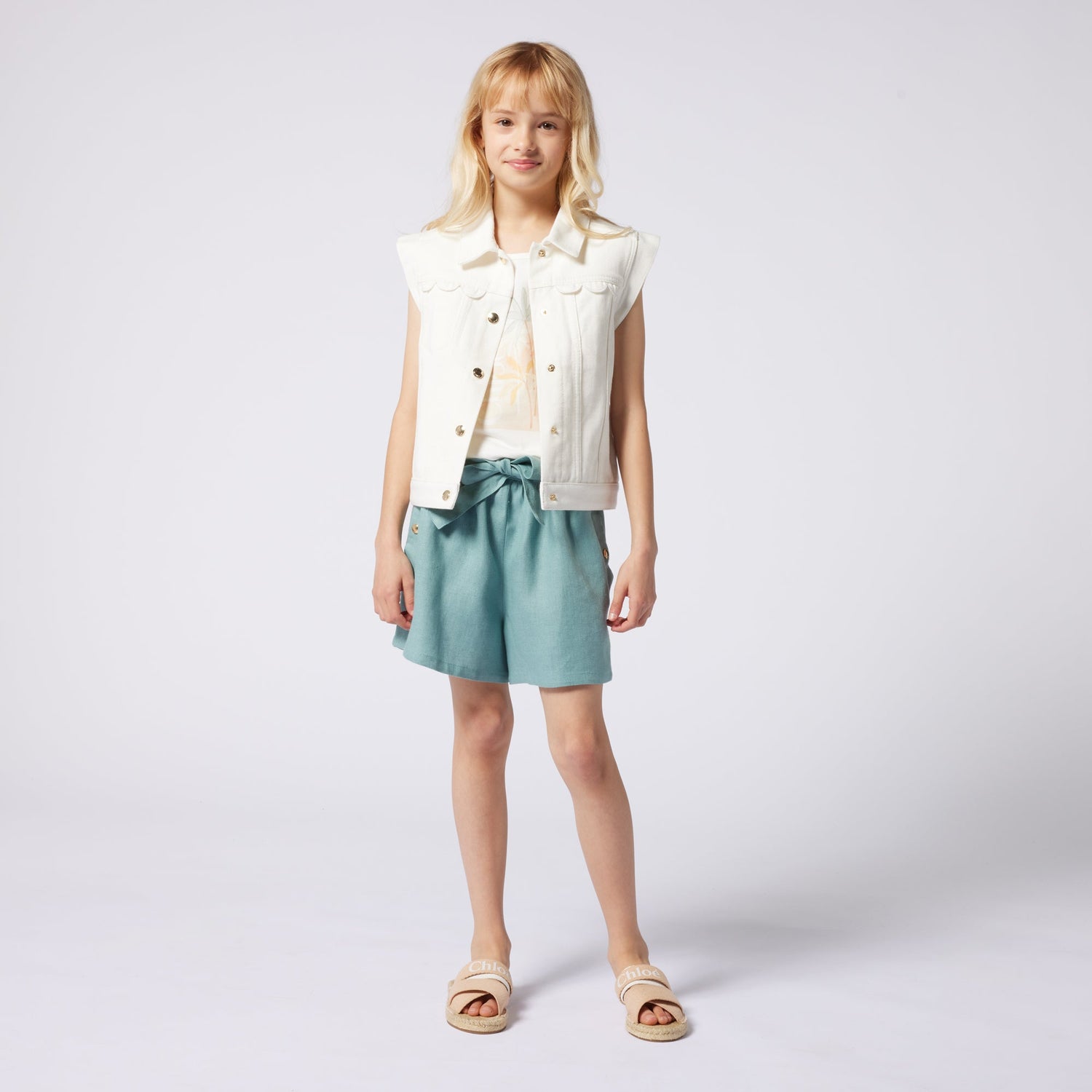 Logo Strap Sandals Chloe