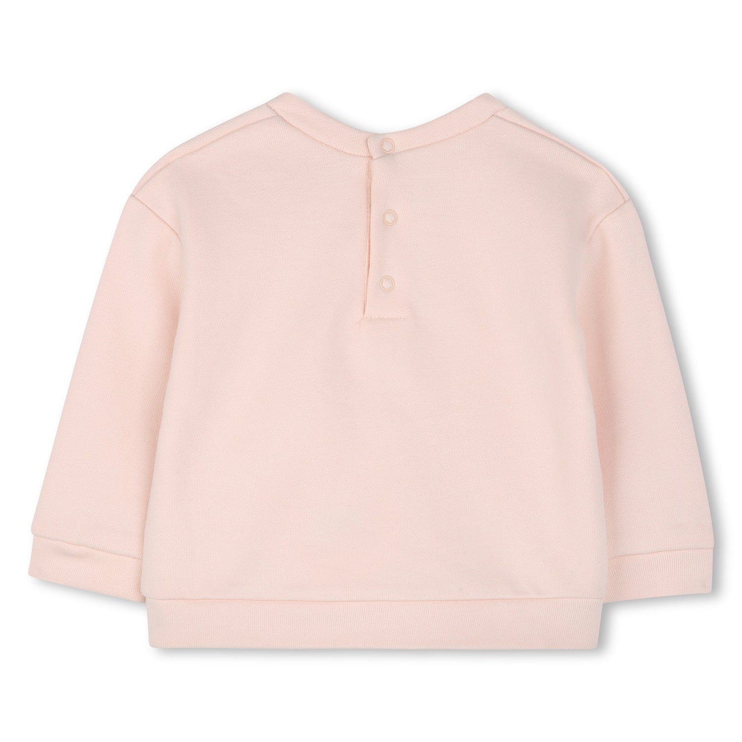 Toddler Organic Cotton Fleece Sweatshirt with Embroidered Branding Chloe