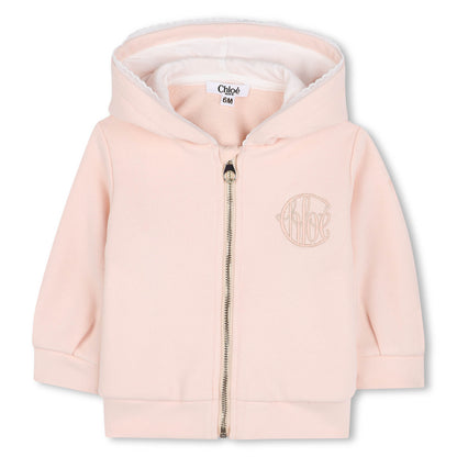 Elegant Hooded Zip-Up Cardigan Chloe