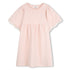 Pale Pink Cotton Short Sleeve Dress with Broderie Anglaise Trim Chloé