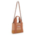 Bi-Fabric Canvas and Leather Tote Bag with Logo Detail Chloe