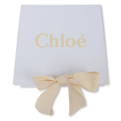 Organic Cotton Baby Dress and Headband Set with Embroidered Detailing Chloe
