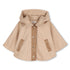 Laminated Cotton Canvas Cape with Hood Chloe