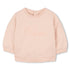 Baby Organic Cotton French Terry Sweatshirt With Script Appliqué, Blush Pink Chloe
