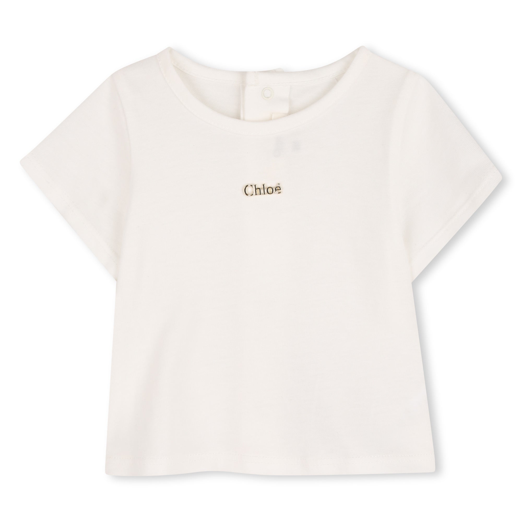 Baby Jumpsuit And T Shirt Set, Organic Cotton, Jacquard Dots, Heritage Scallops Print Chloe