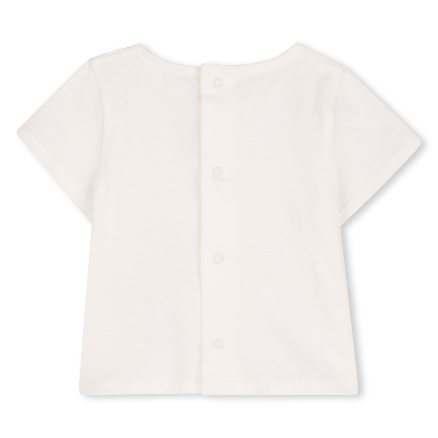 Baby Jumpsuit And T Shirt Set, Organic Cotton, Jacquard Dots, Heritage Scallops Print Chloe
