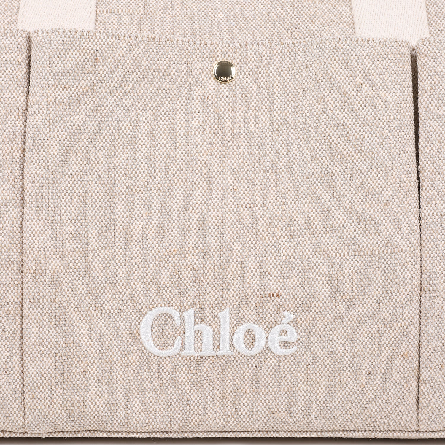 Canvas and Jute Changing Bag with Multi Pocket Design Chloe