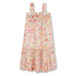 Organic Cotton Floral Maxi Dress With Back Knot Detail, Multicolour Chloe
