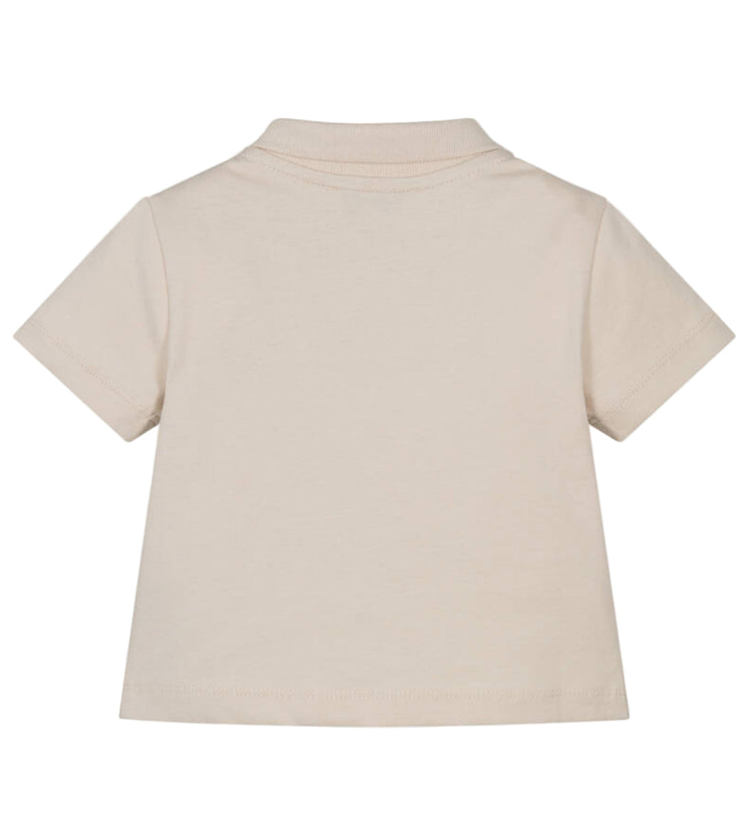 Baby Polo Shirt with Pocket Detail, Beige Emporio Armani