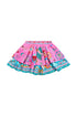 Rainbow Roads Kids Mini Skirt With Elastic Waist Camilla