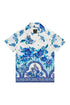 Boys Short Sleeve Camp Collared Shirt Camilla