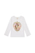 Tiled In Time Kids Long Sleeve Tee With Frill Cuff Camilla