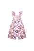 Palatial Pastels Kids Jumpsuit W Frill Shoulder And Pockets Camilla