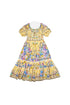 Darling Buds Kids Peasant Maxi Dress With Ribbon Skirt Camilla