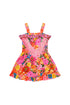 Illustration Nation Kids Wide Strap Playsuit With Frill Edges Camilla