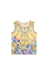 Darling Buds Kids Tank With Frill Edge Camilla