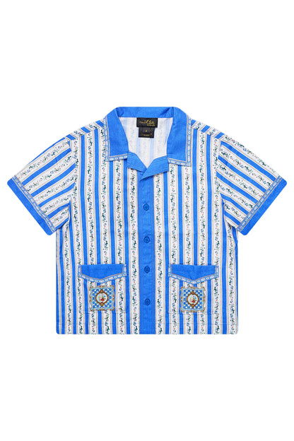 Ottoman Opulence Boys Short Sleeve Cabana Shirt Camilla