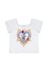The Pottery Parlour Kids Short Sleeve Square Neck Tee Schoolsoutdesignerkidswear