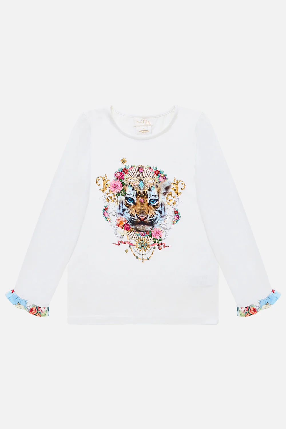 Torero Libertine Kids Long Sleeve Tee With Frill Cuff Camilla