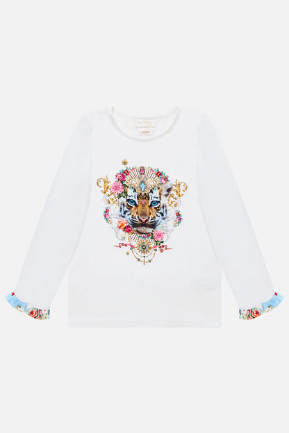 Torero Libertine Kids Long Sleeve Tee With Frill Cuff Camilla