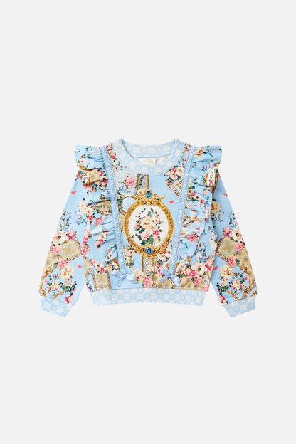 Sisi Society Kids Frill And Bow Jumper Camilla