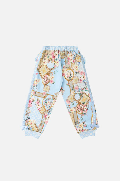 Sisi Society Kids Frill Track Pant With Bows Camilla