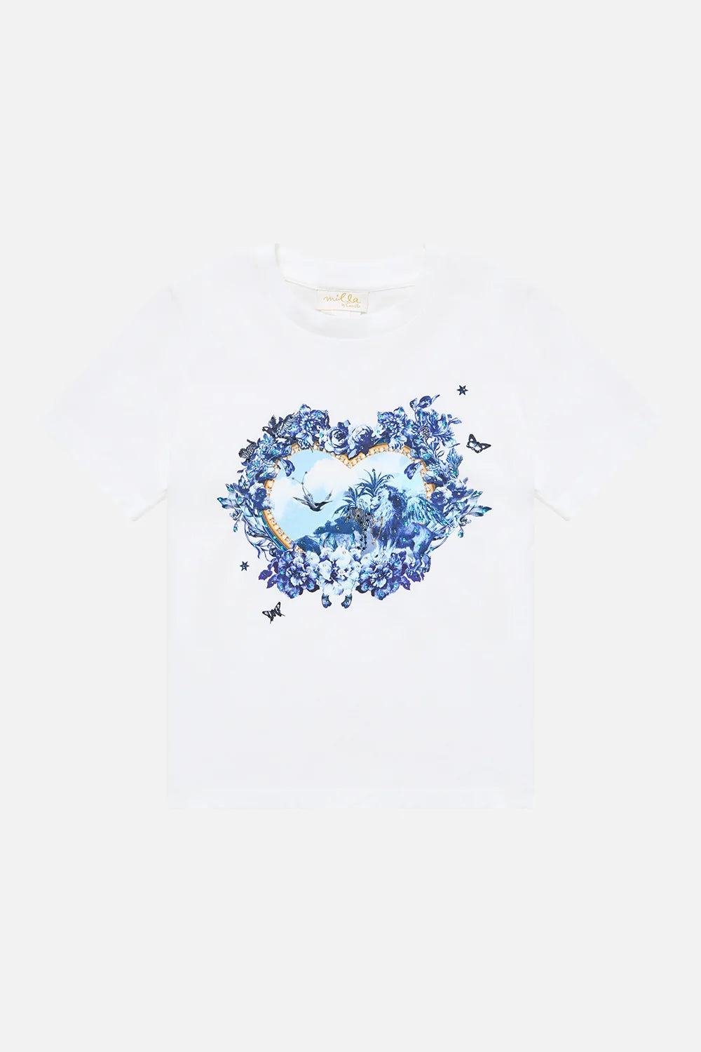 The Porcelain Parlour Kids Short Sleeve Classic Tee Camilla