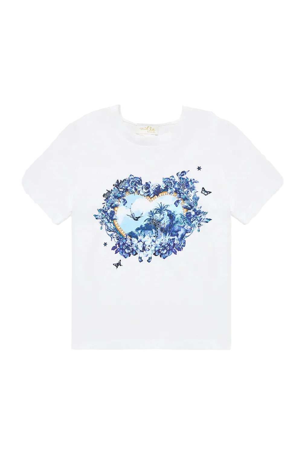 The Porcelain Parlour Kids Short Sleeve Classic Tee Camilla