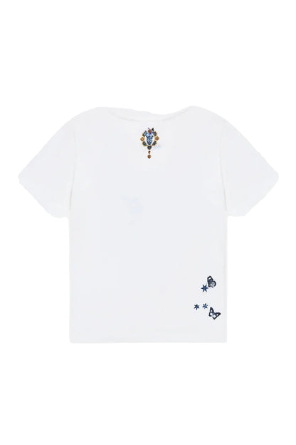 The Porcelain Parlour Kids Short Sleeve Classic Tee Camilla