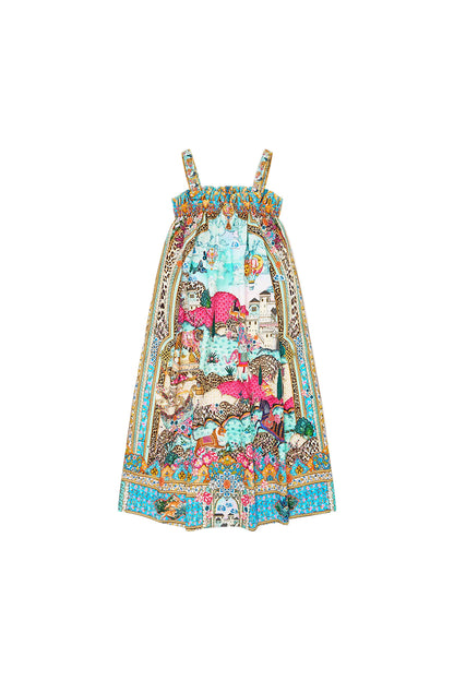 Miniature Moments Kids Wide Strap Maxi Sun Dress Camilla