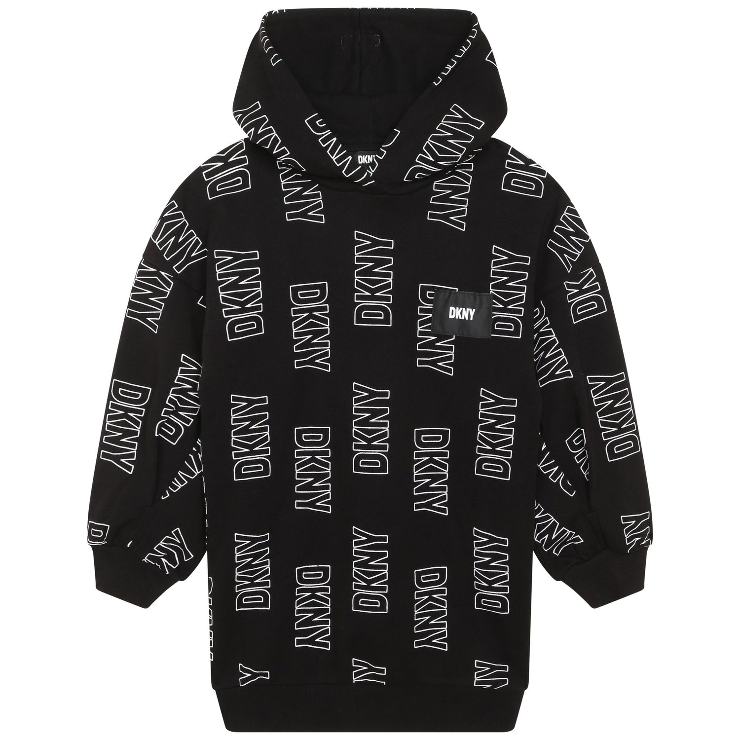 Hooded Cotton Dress DKNY