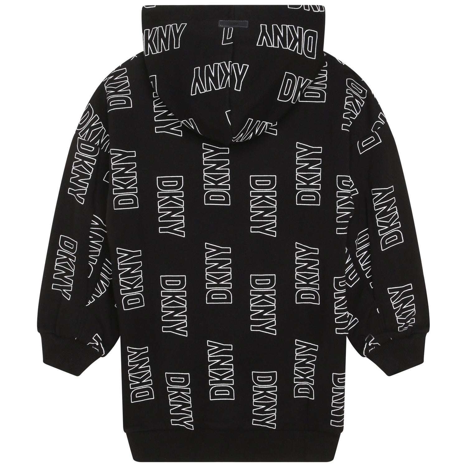 Hooded Cotton Dress DKNY