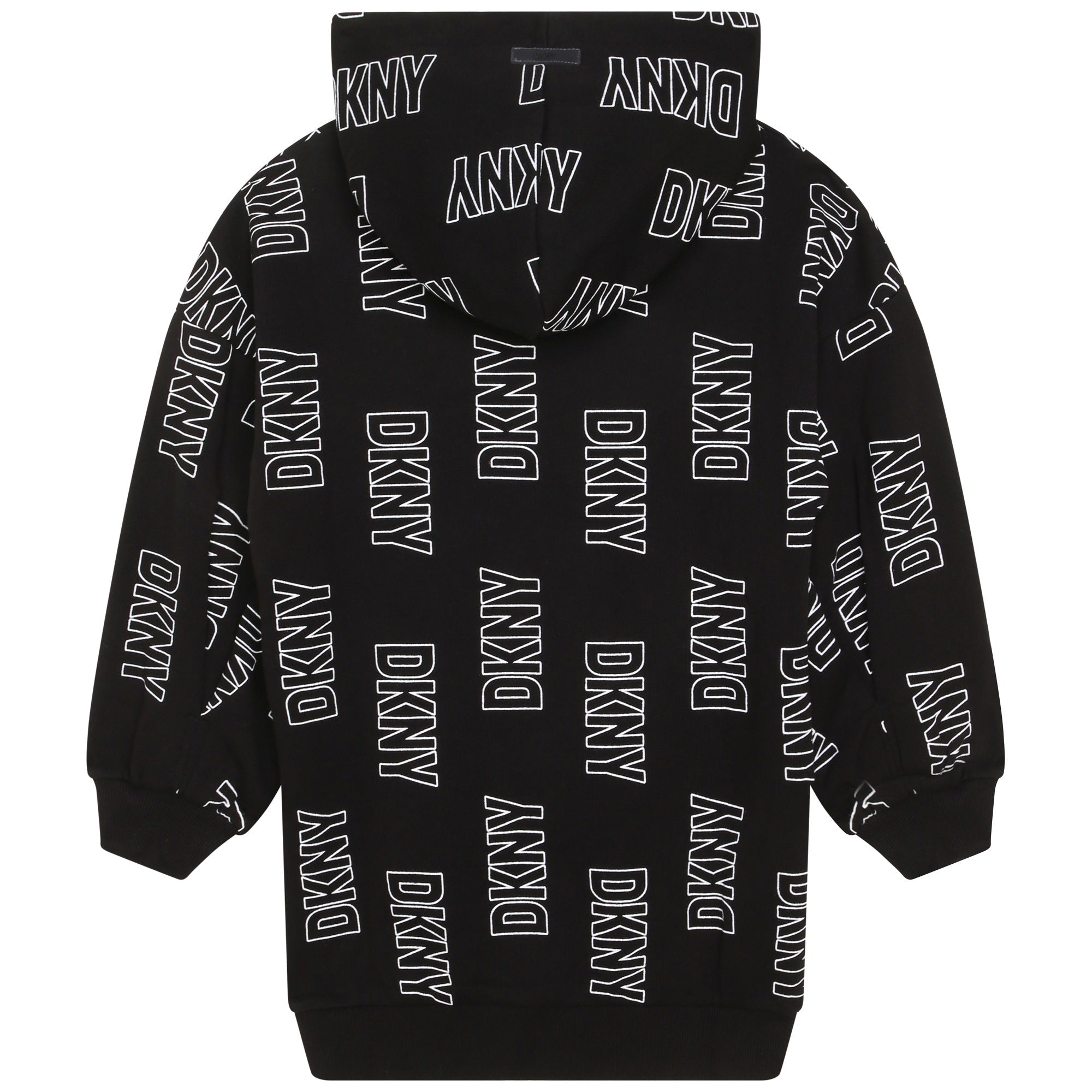 Hooded Cotton Dress DKNY