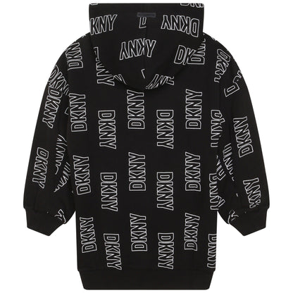 Hooded Cotton Dress DKNY
